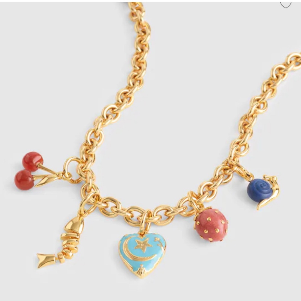 MWT MADEWELL Semiprecious Strawberry Charm - Picture 2 of 7